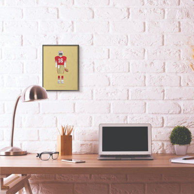 « joe montana célèbre people personnages style design », impression sur toile