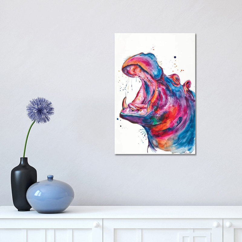 Hip Hip Hooray by Weekday Best - Painting on Canvas, 30.48 cm H x 45.72 cm W, Wrapped Canvas