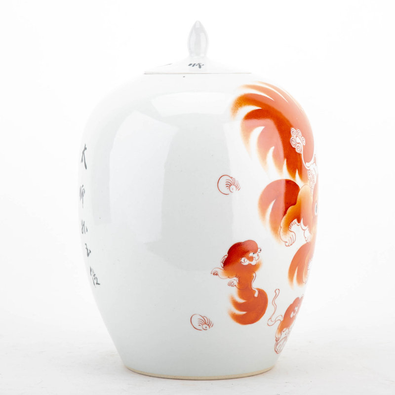 Handmade Porcelain China Jar