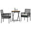 2 - Person Patio Dining Set Rectangular Table with Cushions Included-1238927965