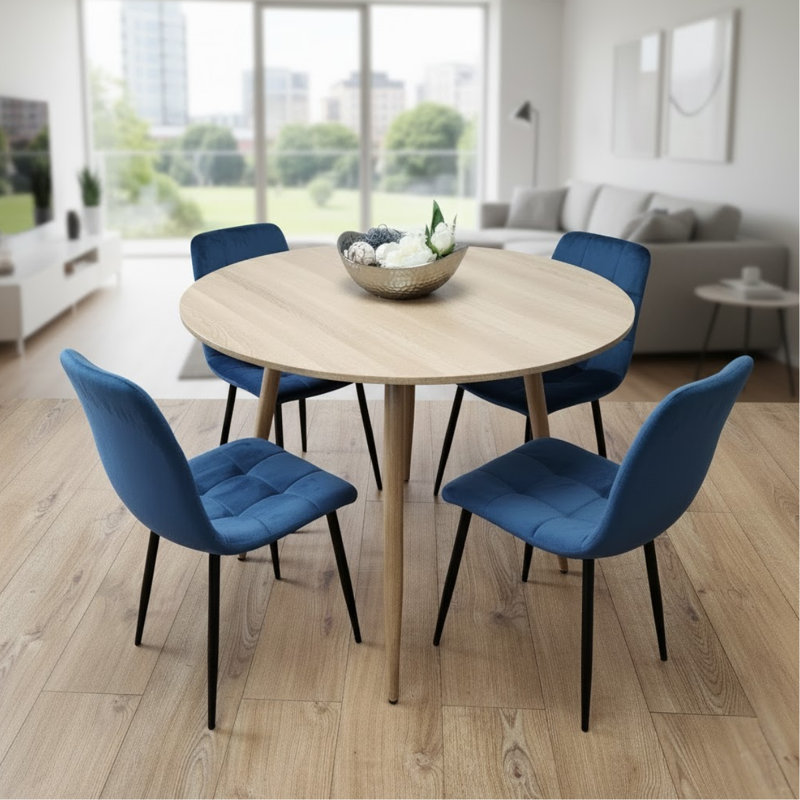 4 - Person Dining Set, Blue
