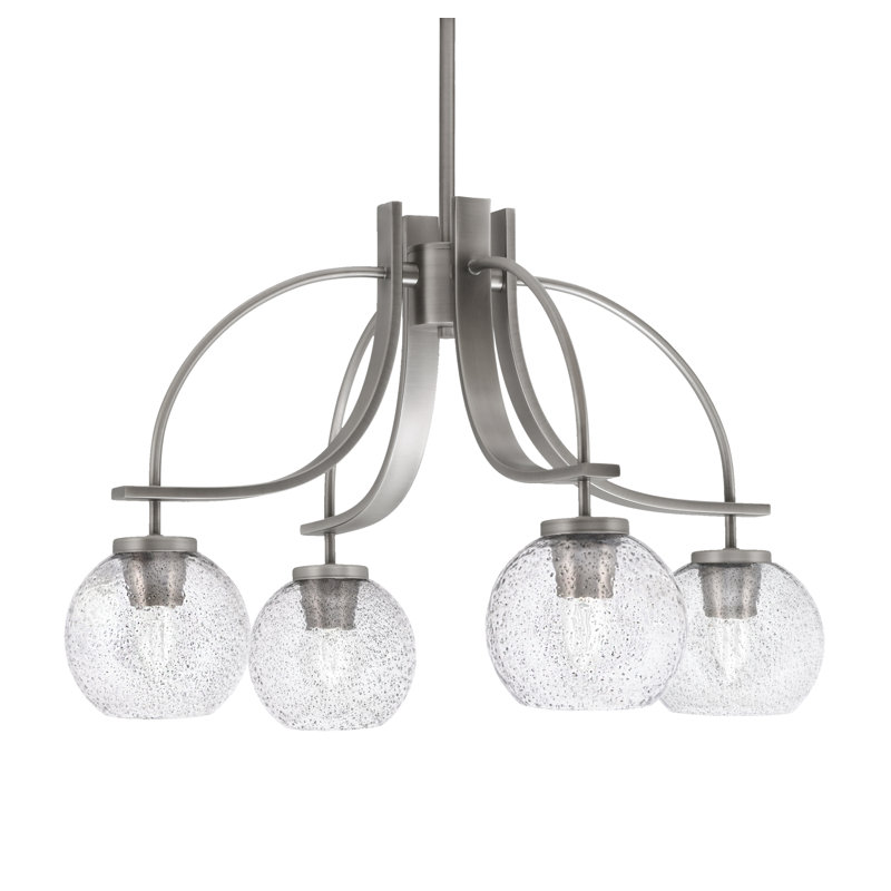 Lustre Cavella Light, 4, Graphite, H 14,5 po x l 25 po x P 25 po