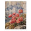 Pivoines et pics d'été Mountain III - Décoration murale en bois de pivoines - sur bois de pin naturel-115361549