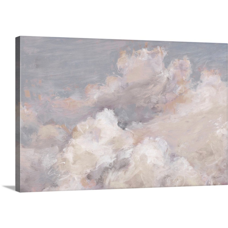 «Daydream Neutral 01» par Lisa Audit - reproduction d'art, H 20 po x l 30 po x P 1,25 po, Toile tendue