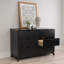 Commode double en bois massif 6 tiroirs Marialana-92991905