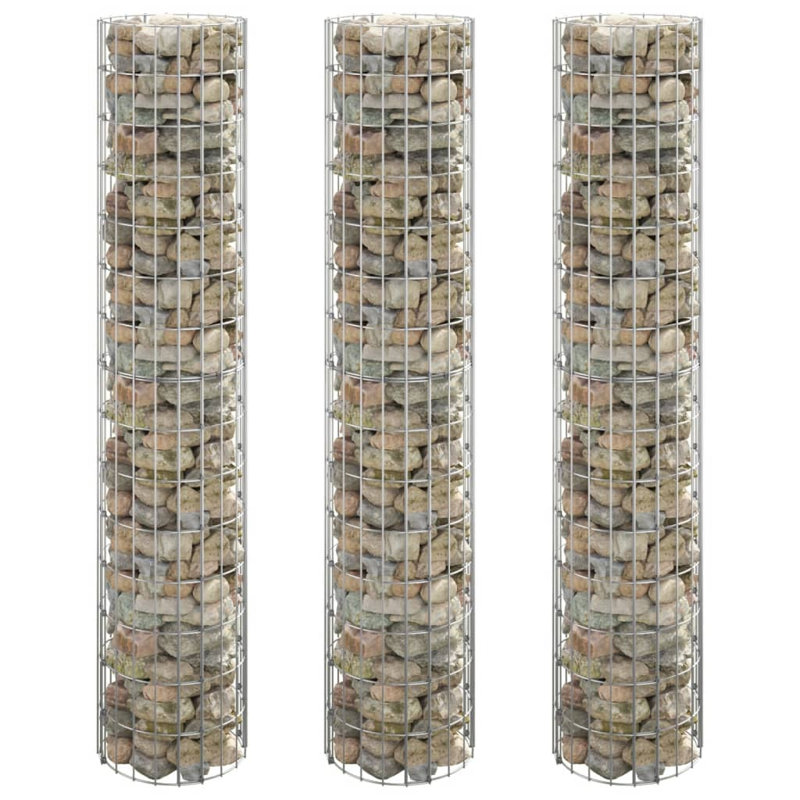 Grand pot de jardin Gabion, H 11,8 po x l 11,8 po x P 59,1 po