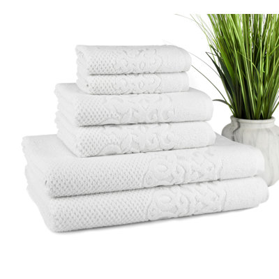 Travers 6 Piece Turkish Cotton Towel Set