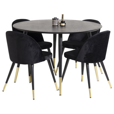 Lara 4 - Person Dining Set