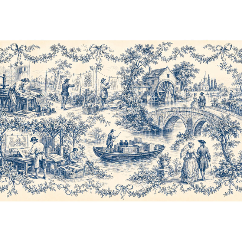 Papier peint Toile, 160 po x 108 po, Peler et coller