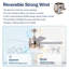 Ventilateur de plafond avec 52 pales 52 pouces avec télécommande et abat-jour en verre (télécommande optionnelle) - noir mat-676885935-676885933