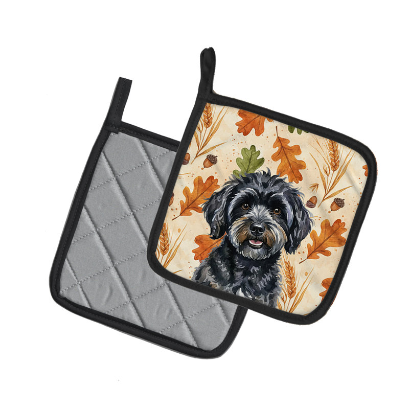 Paire de porte-casseroles Black Havanais Heirloom Fall