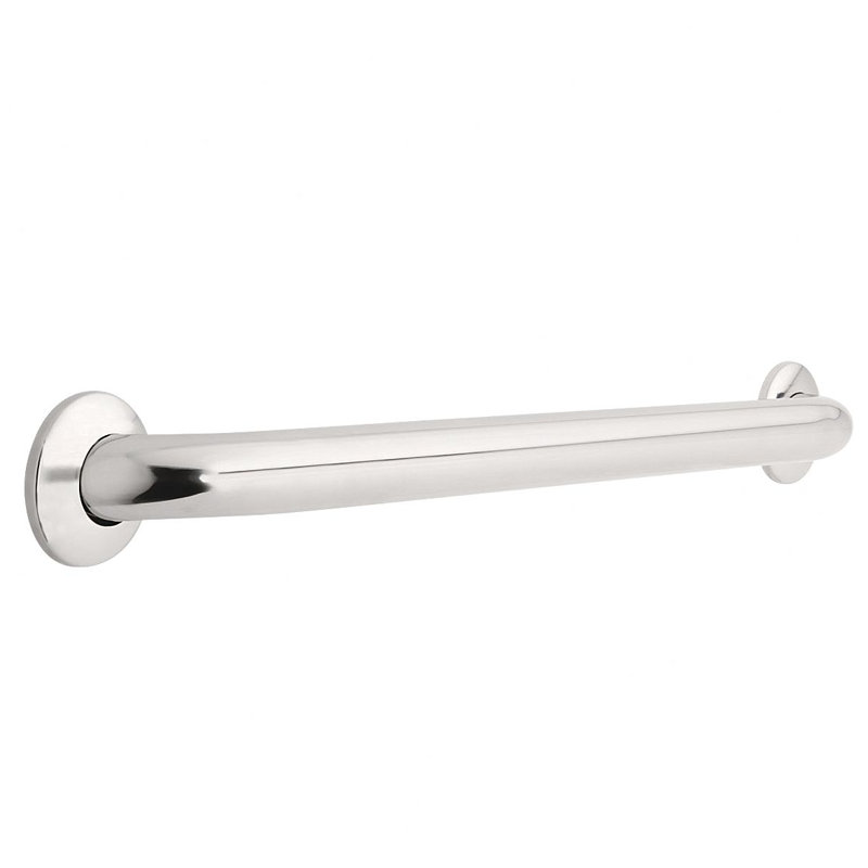 Concealed Mounting Grab Bar, 24", Stainless