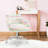 Kids 20.25'' Adjustable Height Task Chair and Ottoman