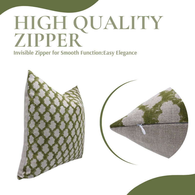 Linen Pillow Cover, Square, 22" x 22"