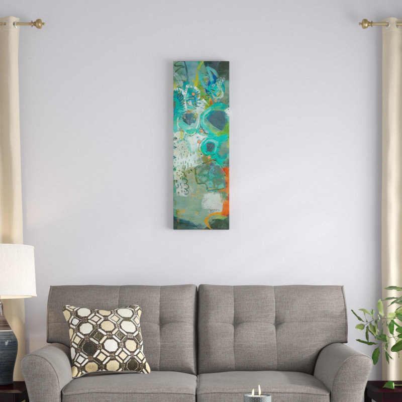 «Lolly I», reproduction sur toile, H 36 po x l 12 po x P 1,5 po, Toile avec cadre noir