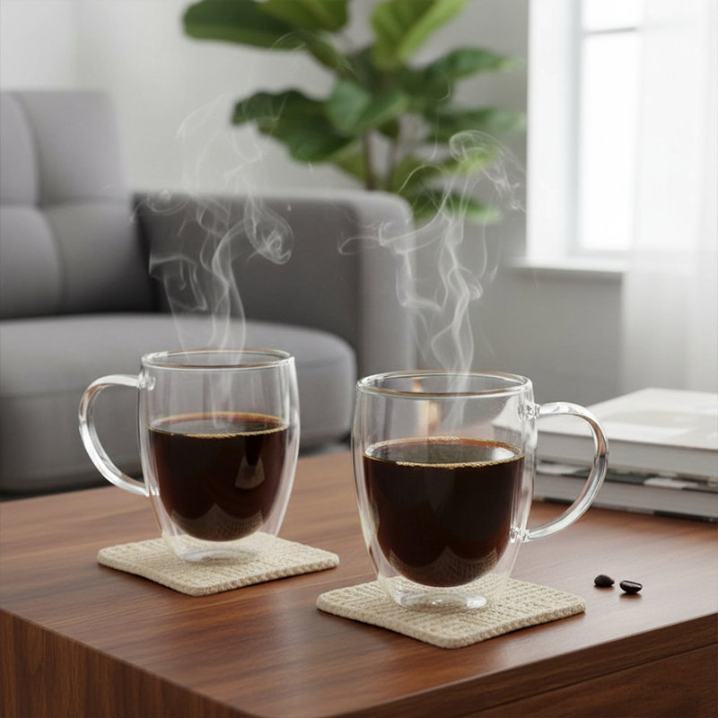 Borosilicate Glass Coffee Cup