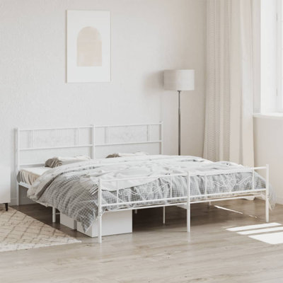 12" Metal Bed Frame with Headboard No Mattress by Red Barrel Studio