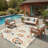 Gregori Grey Multicolor Farmhouse Rug-1816888242