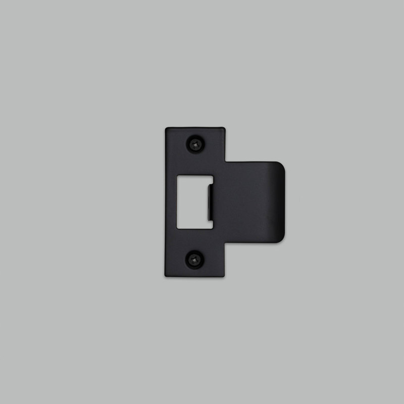 Ensemble de gâche / porte en forme de T / porte, Noir, noir, noir, noir, H 2,75 po x l 2,22 po x P 0,44 po
