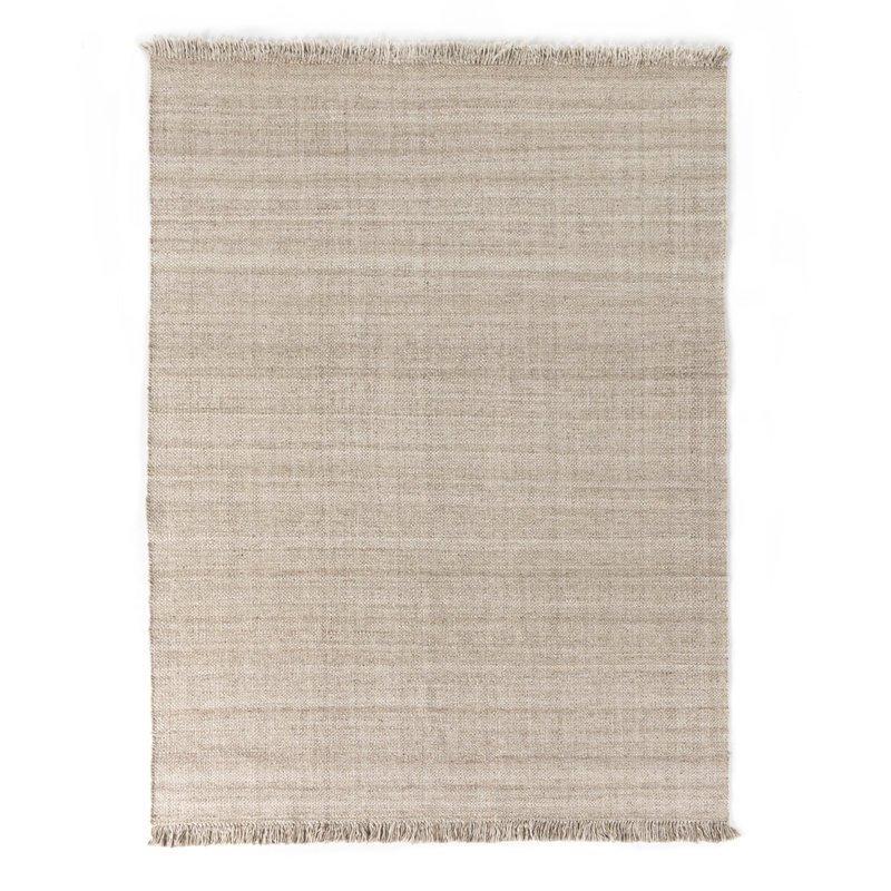 Nomad Outdoor Area Rug, Ruttan Cobblestone, Rectangle 9' x 12', Cream