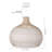 Aribella 1 - Light Natural Dome Pendant-32858489