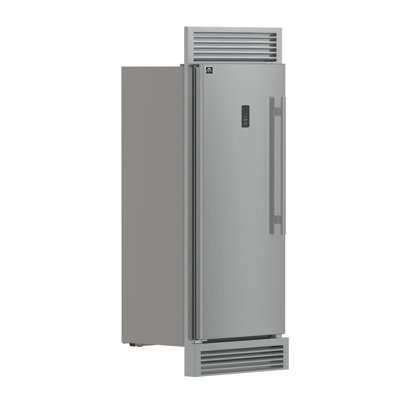 Forno Fortezza 32 Inch Freezer with Trim Grill, Total No Frost Cooling, Fast Freeze, Digital Controls, Automatic Ice Maker