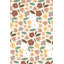 Tapis lavable à la machine Retro Bloom-1815772795