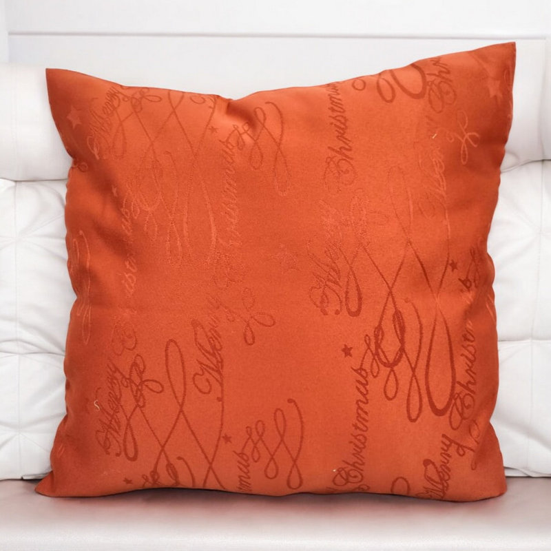 Amae Indoor / Outdoor Floral Red Square Throw Cushion Cover