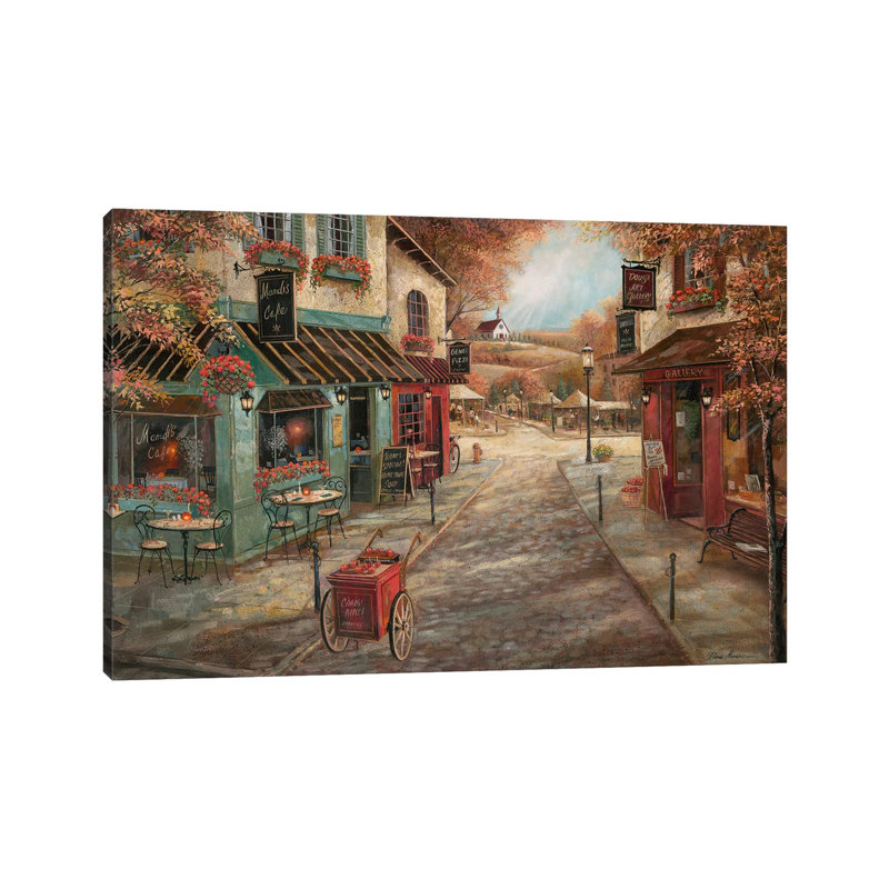 «Fall Splendor» par Ruane Manning - reproduction d'art, H 12 po x l 18 po x 1,5 po, Toile tendue, Aucun mat