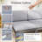 6 - Person Outdoor HIPS Patio Conversation Furniture Set, Gray-447173188