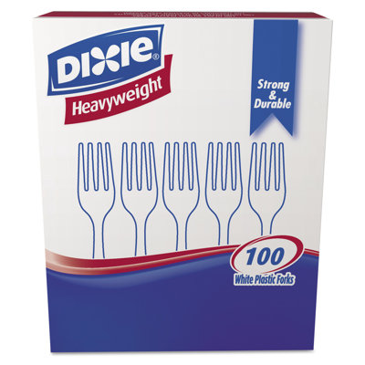 Dixie® Plastic Tableware Disposable Forks