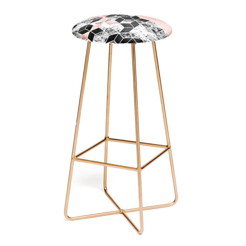 Tabouret de bar 30 po elisabeth fredriksson rose et bouleau