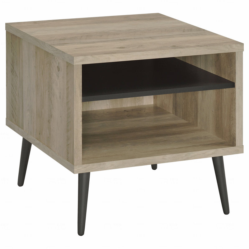 Square Engineered Wooden Side End Table