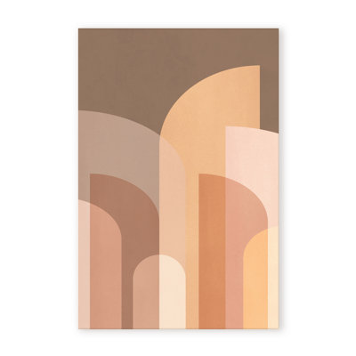 Abstract Retro Geometric II by  - Picture Frame Graphic Art on Paper