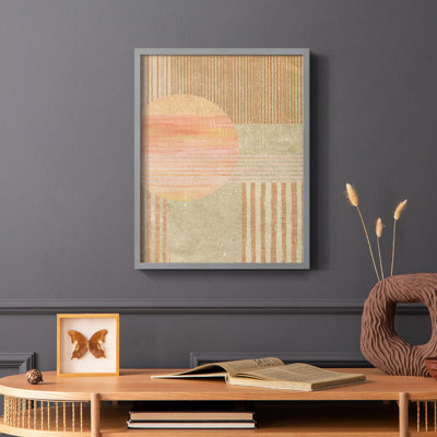 Adobe Sunrise I Framed Print - Solid Wood