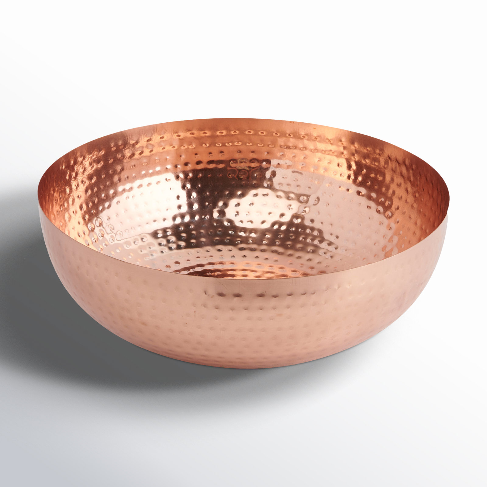 Birch Lane™ Round Hammered Metal Bowl