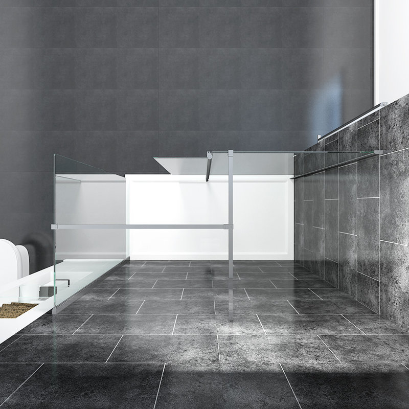 Hartline Rectangular Shower Enclosure, 1850mm H x 1700mm W x 800mm D