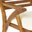 Ensemble de salle à manger de jardin en bois avec coussins - et élégant groupe d'extérieur Kd