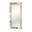 Suna 35 in. x 79 in. Natural Stone Marble Rectangular Framed Mirror