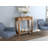 Brown Solid Wood Console Table, Use As Doorway Table, Hallway Desk, Or Accent Furniture For Decorating Foyer, 31 X 11.5 X 34 Inches