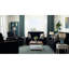 Collection X avec rangement, revêtement bleu foncé, garniture en bois, chenille convertible garnie de meubles de qualité, collection, option de bureau peu encombrante