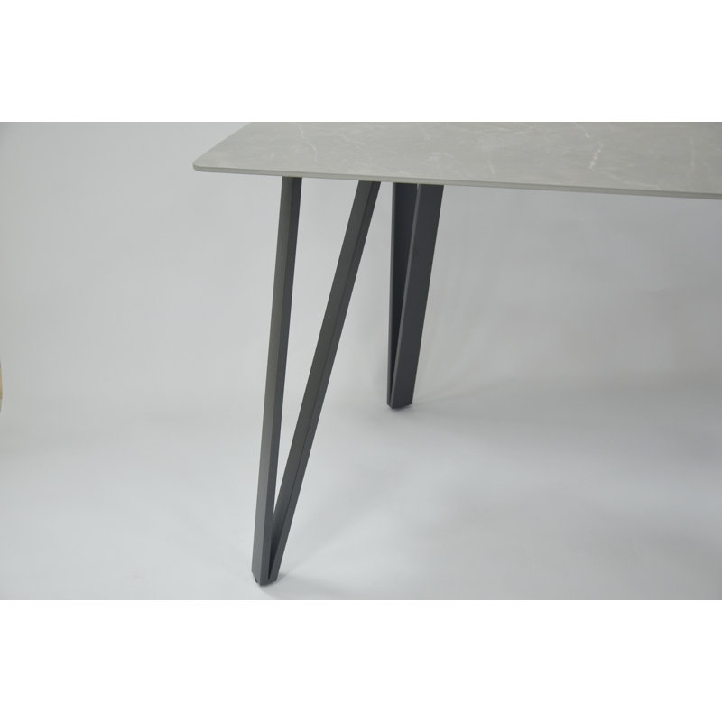 Cherylin Metal Base Dining Table