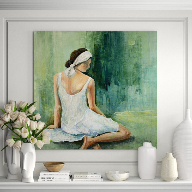 Morning Dress Painting, 30" H x 31" W x 1.5" D, Outdoor