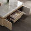 Table basse carrée en marbre de style luxueux-1747468368