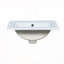 Meuble-lavabo de salle de bain avec lavabo en céramique-598121791