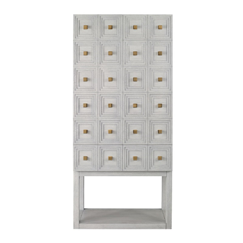 Adriano Solid Wood Bar Cabinet