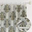 Rideau crocheté à motif floral gris et brun fait à la main-1555253194