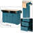 Expandable Drop Leaf Kitchen Island with Built-in Power Outlet, Rolling Storage Cart with Drawers, Adjustable Shelves & Towel Rack-1471653124