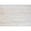 Table d'appoint avec détails en stratifié de marbre beige et en métal doré, détails de finition élégante pour la finition de la chambre à coucher