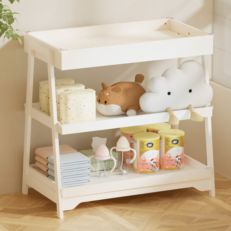 Changing Table With Pad, White